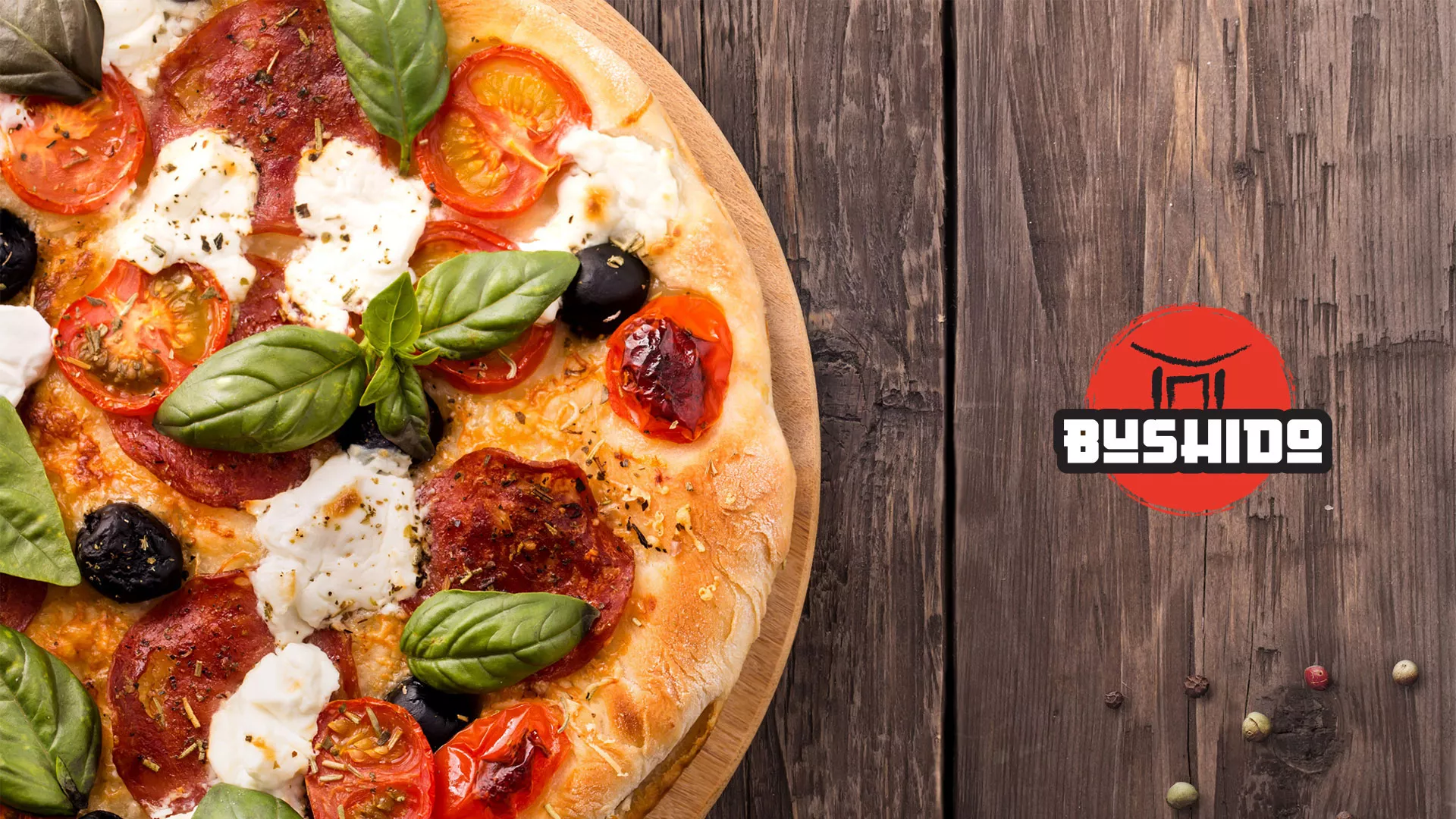 Разработка сайта для пиццерии «BUSHIDO» в Асино
